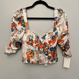 NWT for love and lemons bustier top